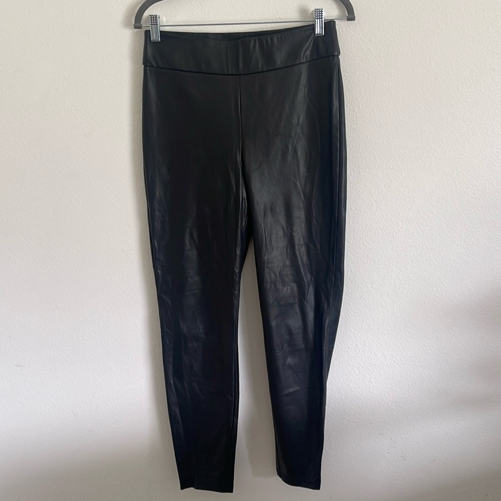 JCrew Faux Lwather leggings Sz Small